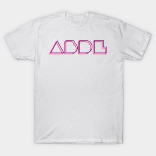 ABDL - Retro Pink & Purple T-Shirt